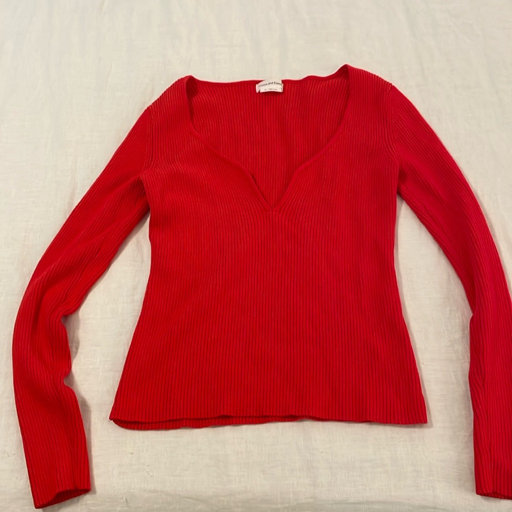 LOVERS + FRIENDS Darren Red Sweater